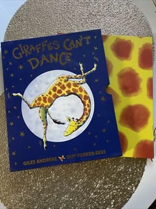 Giraffes Can't Dance • Giles Andreae 12" Boxed HCover Deluxe Ed w/ Signed Print! - Picture 1 of 4
