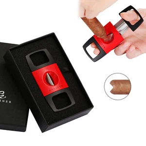 Cortador de cigarros de plástico Galiner metal corte en V acero inoxidable tijeras de cigarrillo regalo - Imagen 1 de 7