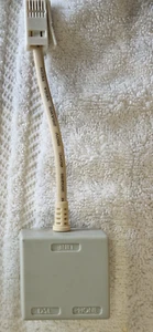Microfiltre ADSL RJ11 modem téléphone haut débit - Photo 1/2