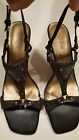 Nickels Soft Leather Wedge Strap Shoe Size 10