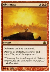 MTG - Obliterate - 8th Edition - NM, English Magic FLAT RATE SHIP - Picture 1 of 1