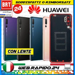 SCOCCA BACK COVER VETRO+LENTE+BIADESIVO HUAWEI P20 PRO CLT-L09 CLT-L29 - Imagen 1 de 4