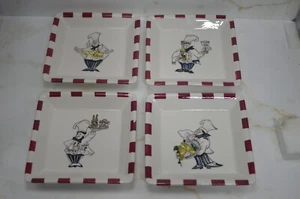 Sonoma LIFE + style Bordeaux Café 4 "Chef" Dishes Candy Decorative - Picture 1 of 8