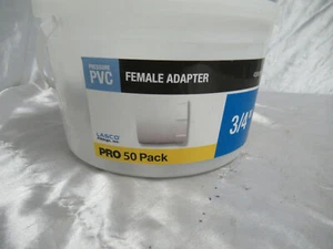Lasco PRO 50pk 3/4" Female Adapter 435007BK 025528801342 (Lot E) - Picture 1 of 2