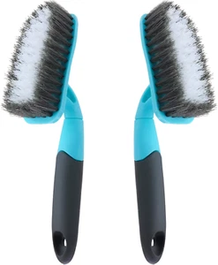 2-Pack Scrub Brush for Cleaning with Long Handle, Medium Firm Brush Bathroom Cle - Picture 1 of 11