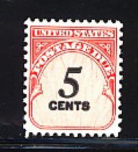 #J93 5 CENT POSTAGE DUE MINT VF NH SHINY GUM O.G - Picture 1 of 2