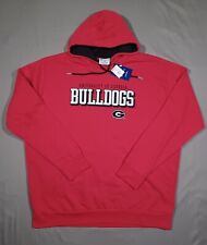 Champion Georgia Bulldogs Men’s 2XL Red Pullover Hoodie Embroidered Logo New