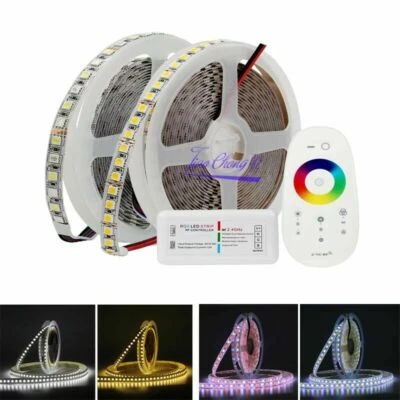 5M DC12V LED strip 5050 SMD RGB RGBW 96LED/M,white 120LED/M Flexible Strip Light - Image 1 of 4