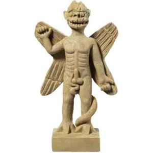 Pazuzu Dämonen Figur sandfarbend 15cm - Picture 1 of 1