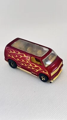 Dodge Van Metalflake Burgundy HW Heat Fleet Series 2011 Hot Wheels Custom '77 Foto 1 de 4