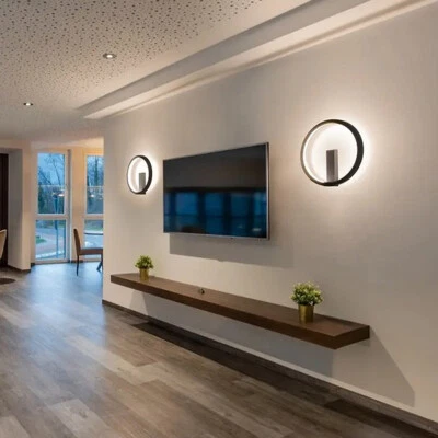 Elegante filigrane Design Wandleuchte ONE 40 DALI dimmbar schwarz Farbtonwechsel - Bild 1 von 4