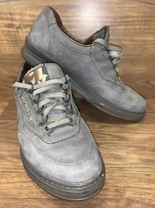 Mephisto Match Runoff Nubuck Shoes in BIRCH Dark Gray Lace-Up Women's Size 8.5 - Picture 1 of 11