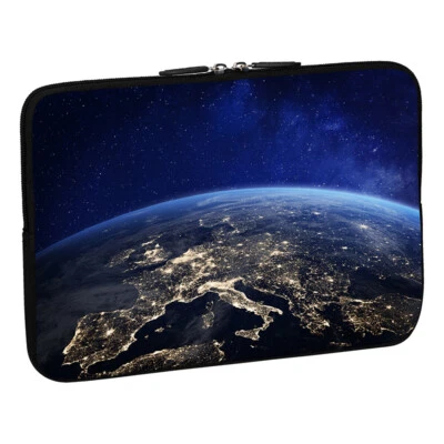 Design Notebook Schutzhülle 17,3 Zoll Laptop Tasche, Space Night Europa Nacht - Bild 1 von 4