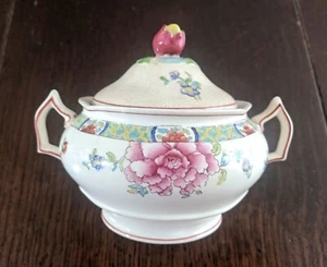 Antique GEORGE JONES & SONS Crescent Ivory Old Swansea Sugar Bowl - Picture 1 of 7