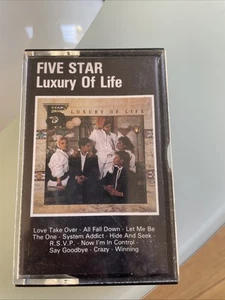 5 Star - Luxury Of Life (1985) Cassette RARE (VG+) - Picture 1 of 2