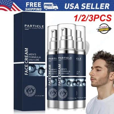 1/2/3X Crema facial para partículas para hombres Crema antienvejecimiento Combate bolsas para ojos Manchas oscuras🔥 Foto 1 de 4
