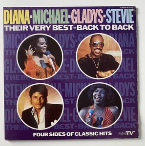 Motown comp. Diana-Michael Jackson -Gladys-Stevie- The Very Best - 2 x Vinyl Lp - Picture 1 of 7