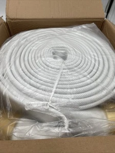 Feuerwehrschlauch 2 1/2" x 50' flach verlegen Wasserschlauch Ablauf NST/NH Messing Anschlüsse - Bild 1 von 5