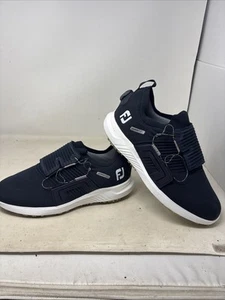 FootJoy HyperFlex BOA Wrapid Golf Shoes Men's Size 11 XW Navy Blue 51089 - Picture 1 of 11