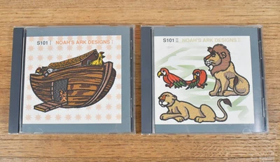 Tarjetas de memoria para máquina de coser bordar Noah's Ark Designs I & II 1 & 2 JAMONE Foto 1 de 4