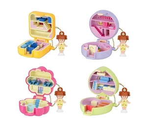 Polly Pocket Miniature Charm 2 Capsule Toy Complete 4 Type Gacha Bandai Japan - Picture 1 of 1