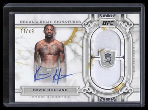 2024 Topps Royalty UFC Regalia Relic Signatures Kevin Holland Relic Auto 11/49 - Picture 1 of 2