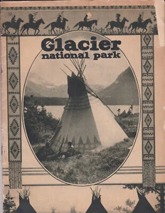 GLACIER NATIONAL PARK. MARY ROBERTS RINEHART & GREAT NORTHERN RR, C. 1916-1918? - Imagen 1 de 3