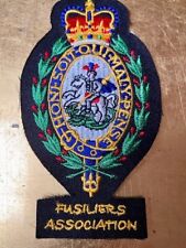 The Royal Regiment of Fusiliers (RRF) Fusiliers' Association Cloth Badge