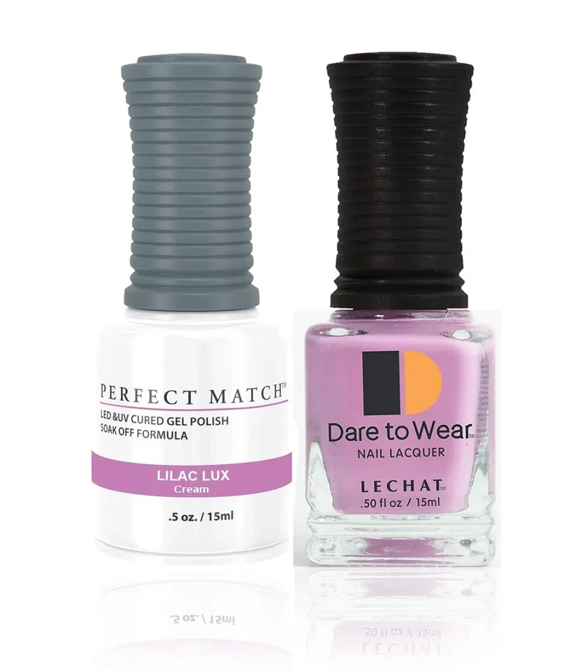 LeChat Match Gel Polish Nail Lacquer - Lilac Lux #PMS267 - 0.5 oz