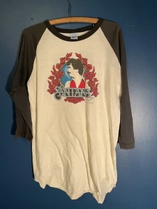 Santana T-Shirt Vintage selten langarm 1979 zweiseitig Größe Large - Bild 1 von 3