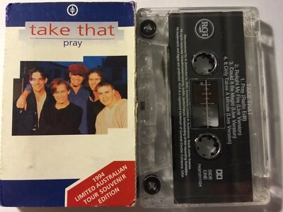 TAKE THAT RARE Limited Australian 1994 Tour PRAY Card Sleeve Cassette Single - Image 1 of 2