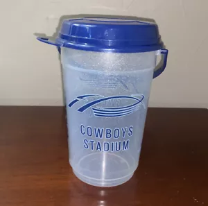 NFL Dallas Cowboys Popcorn Eimer Behälter Eimer & Deckel Cowboy Stadion Texas - Bild 1 von 8