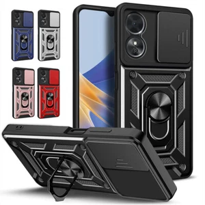 For Oppo A5X A5 A60 A80 Reno13 A40 A38 A18 CamShield Protection Kickstand Case - Picture 1 of 10