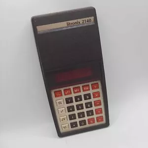 Litronix 2140 elektronischer Handrechner Vintage 3AA Batterie GETESTET/FUNKTIONIERT - Bild 1 von 10