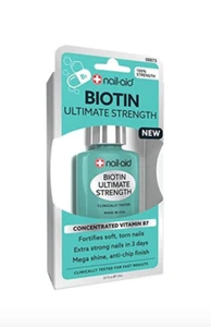 Nail-Aid Biotin Ultimate Strength - Nail Treatment & Strengthener - Clear, 0.55 - Picture 1 of 2