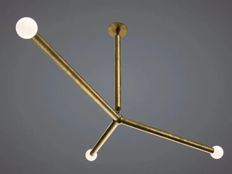 Brass Arrow Large light Fixture | Brass Light | Apparatus lighting | Mid Century Cover