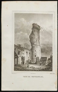 1829 - Engraving Tour De Montespiloy - Picture 1 of 1