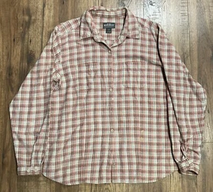 Woolrich Women’s Flannel Plaid Button Shirt Size Large - Picture 1 of 4