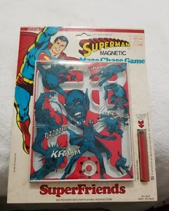 1980 Nasta Superman Magnetic Maze Chase Spiel (Neu in Verpackung) - Bild 1 von 2