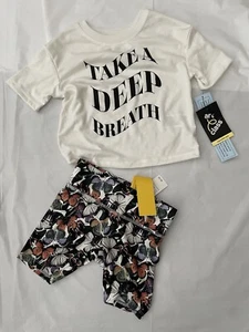 Art Class Girls Pajama Set Butterflies Size 4 NWT - Picture 1 of 5