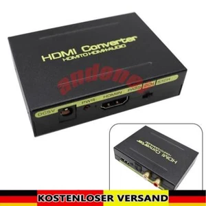 Audio Konverter Extractor HDMI zu Optical SPDIF RCA R/L Analog Digital Adapter - Bild 1 von 10