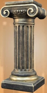 Barock Mini Säule 20 cm Griechische Art Retro Antik Style Mäander   - Bild 1 von 1