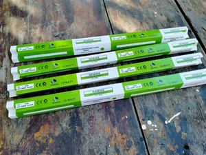 LOT OF X 4 pieces 15W T8 Fluorescent Tube Lamp 4000K Cool White 450mm 45cm - Picture 1 of 3