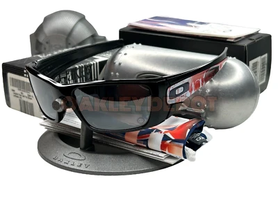✅🕶️ OAKLEY FUEL CELL 09096 BLACK/LONDON OLYMPICS/BLACK IRIDIUM SUNGLASSES (150) - image 1 of 4
