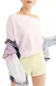 FREE PEOPLE WE THE FREE ORCHID LIGHT ASTRID BURN OUT T-SHIRT GRÖSSE XSMALL - Bild 1 von 11