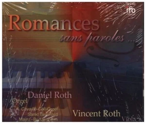 CD Daniel Roth / Vincent Roth / Bach / Leclair a.o. Romances sans paroles - Foto 1 di 1