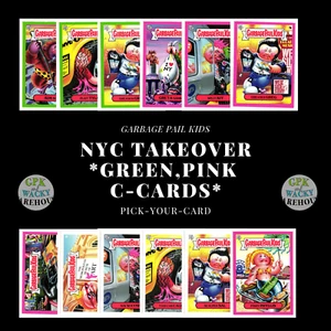 2019 GARBAGE PAIL KIDS TAKEOVER NYC COMIC CON GREEN, PINK, C'S PICK YOUR CARD - Picture 1 of 89