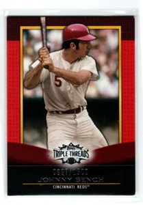 2011 Topps Triple Threads #33 Johnny Bench \1500 (ref 187222) - Picture 1 of 1