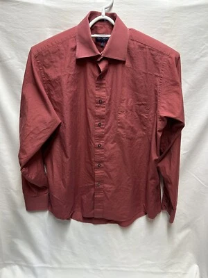 Sean John Men's 100's Two Ply L/S Button Up Dress Shirt Size XL 17 , 36/37 - Image 1 of 4
