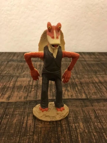Star Wars Jar Jar Binks 5" Figure Lucas Film Phantom Menace 0315 Arms Move Cover